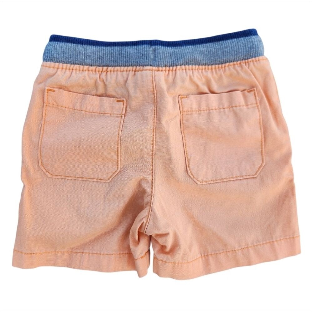 Carter's Baby Boys Light Orange Pull-on Shorts Adjustable Size 12 Months - Picture 3 of 7